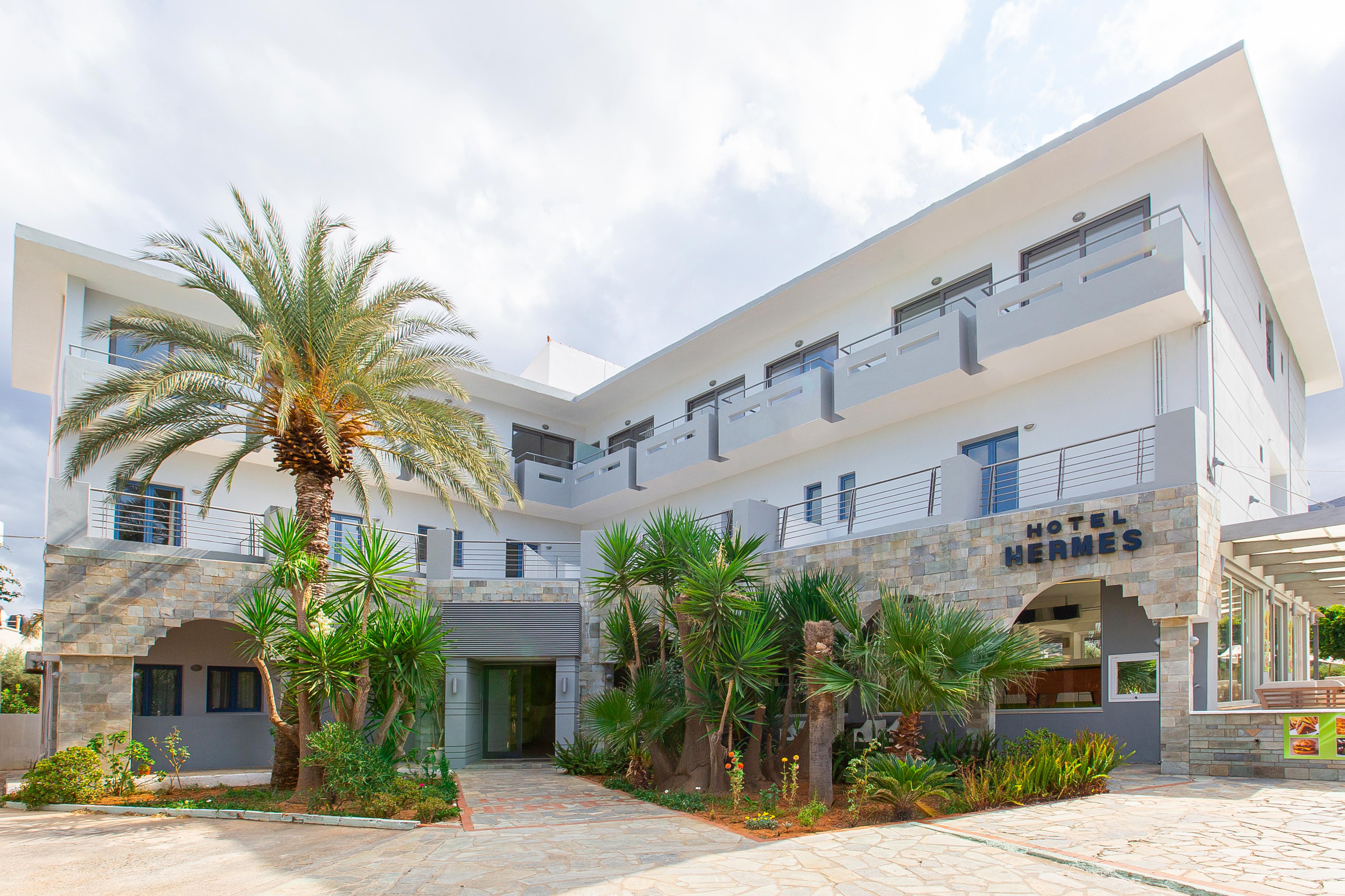 Hermes Hotel Malia Eksteriør billede