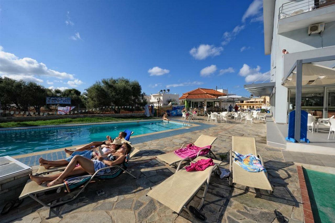 Hermes Hotel Malia Eksteriør billede